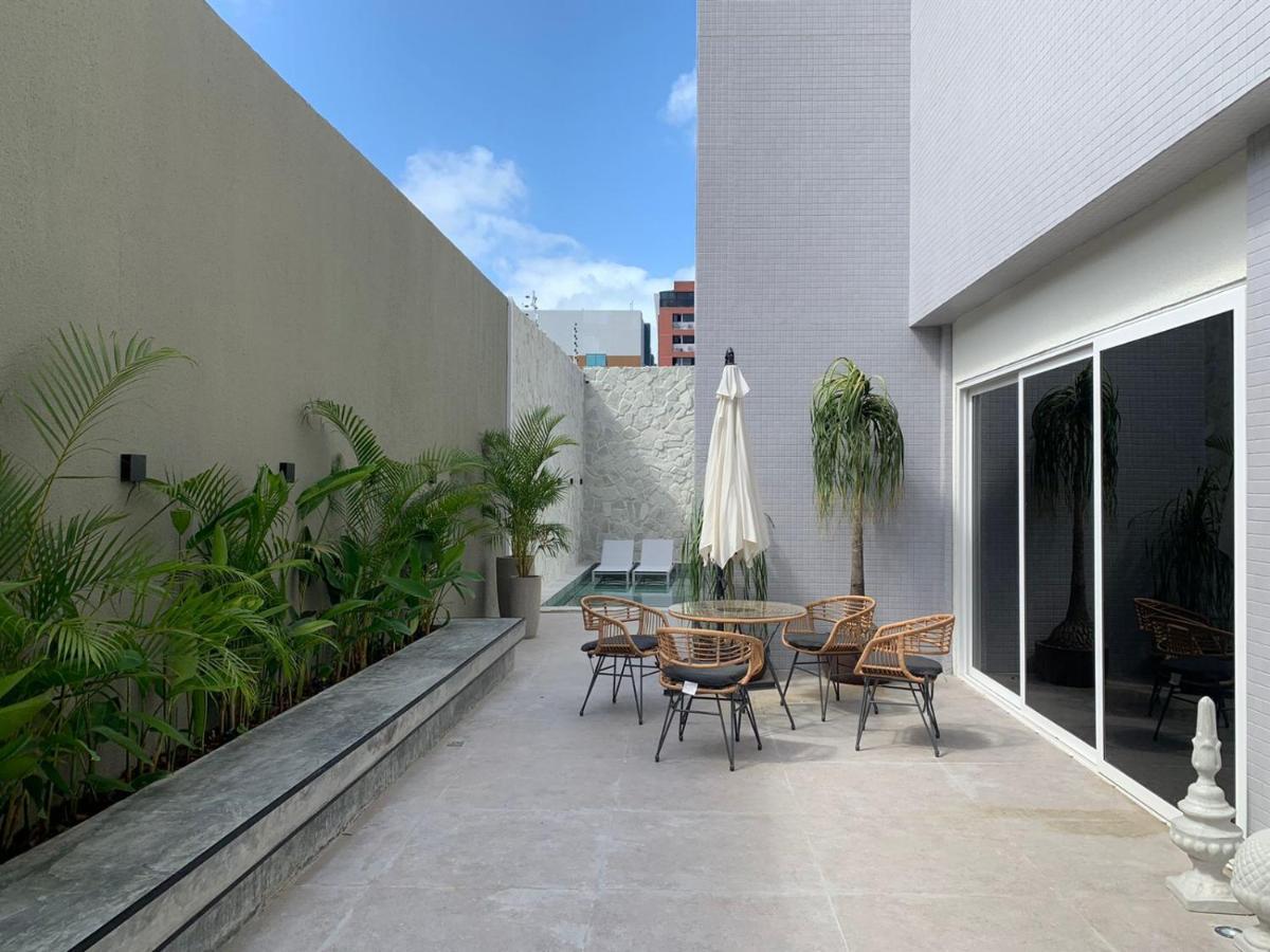דירות João Pessoa Bauten Cabo Branco 202 - Flat Moderno E Equipado Proximo Ao Mar מראה חיצוני תמונה